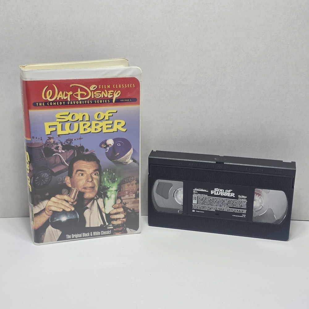 Son of Flubber VHS Disney Clamshell Walt Disney The comedy favorites series